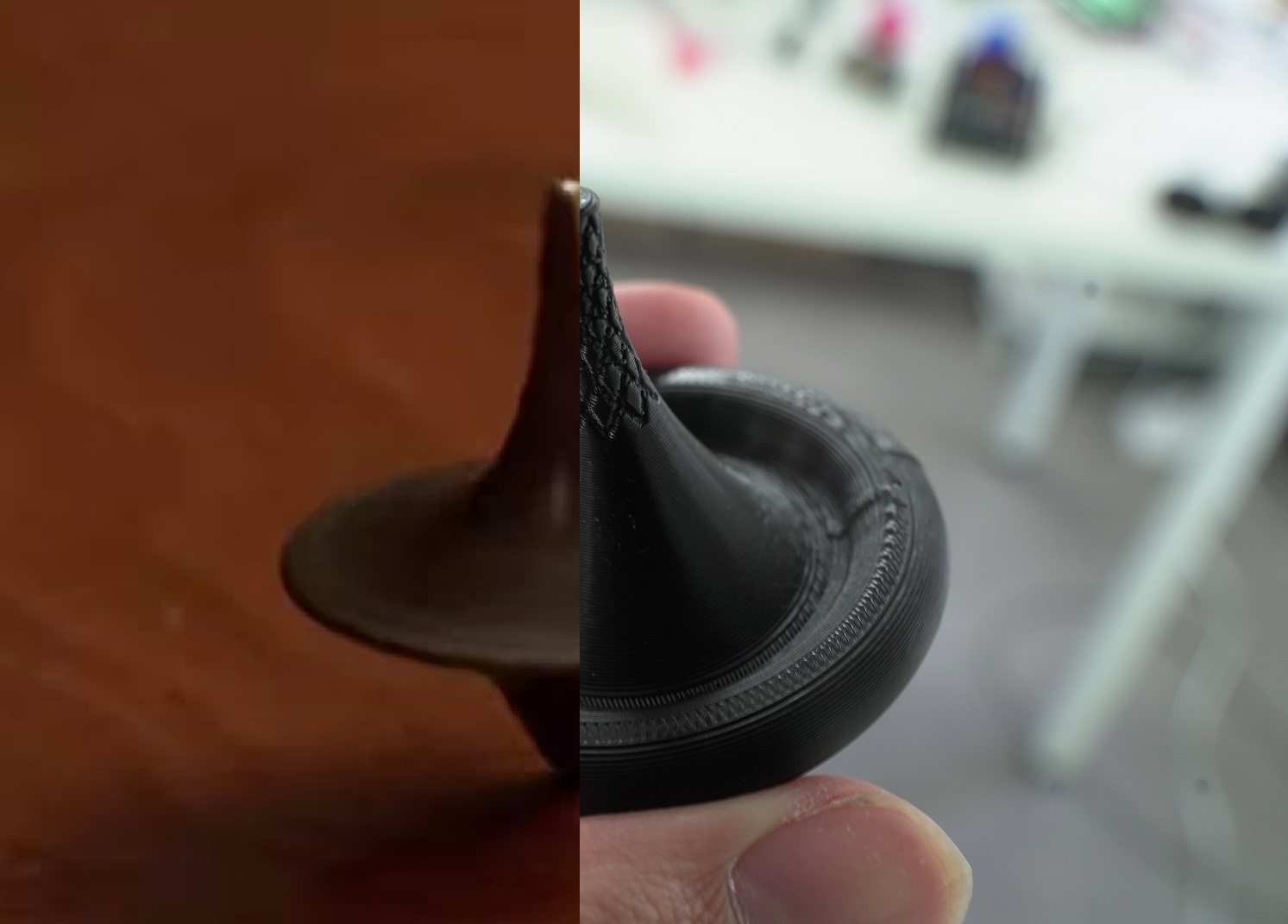 인셉션 팽이 3D 프린팅 출력물